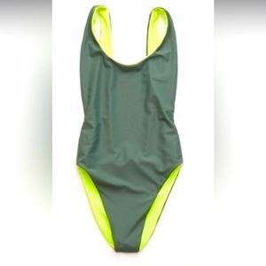 Arie reversible super scoop one piece swimsuit
